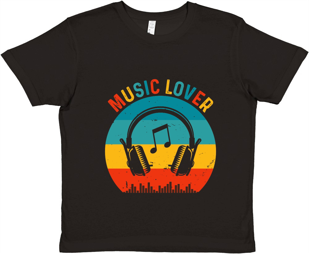 Music Lover Premium Kids Crewneck T-shirt