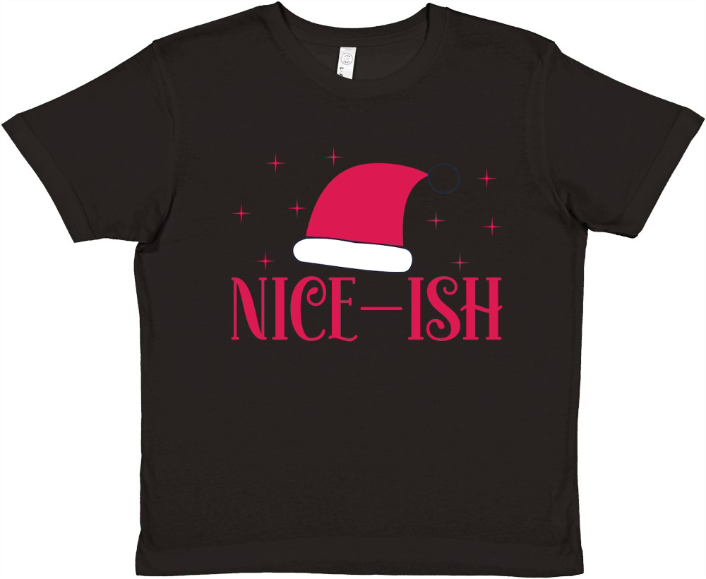 Nice ish Premium Kids Crewneck T-shirt