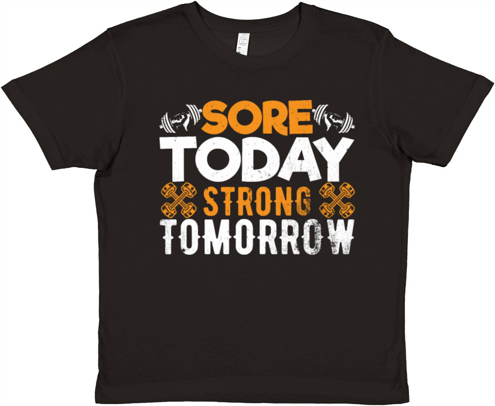 Sore Before Strong Premium Kids Crewneck T-shirt