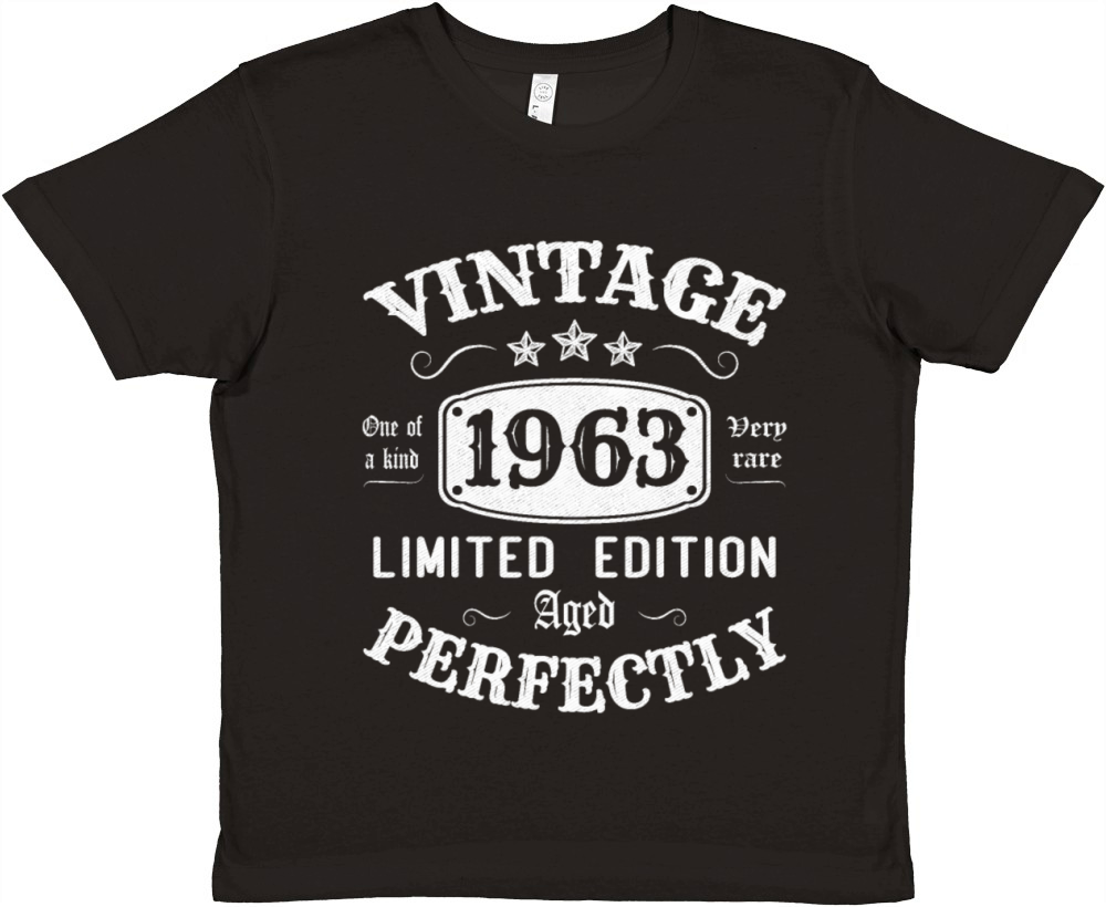 Vintage 1963 Limited Edition Aged Perfectly Premium Kids Crewneck T-shirt