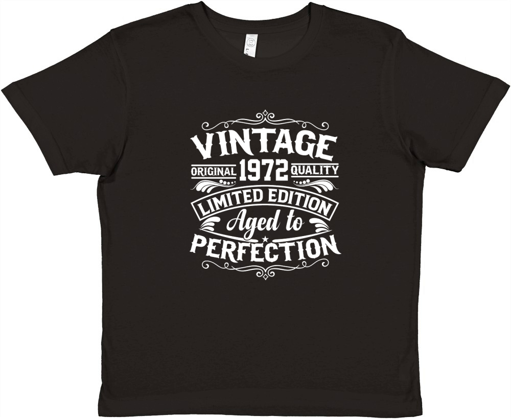 Vintage original 1972 quality limited edition aged to perfection Premium Kids Crewneck T-shirt