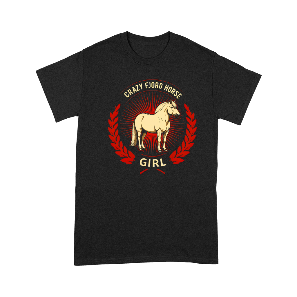 Crazy Fjord Horse Girl Premium T-shirt