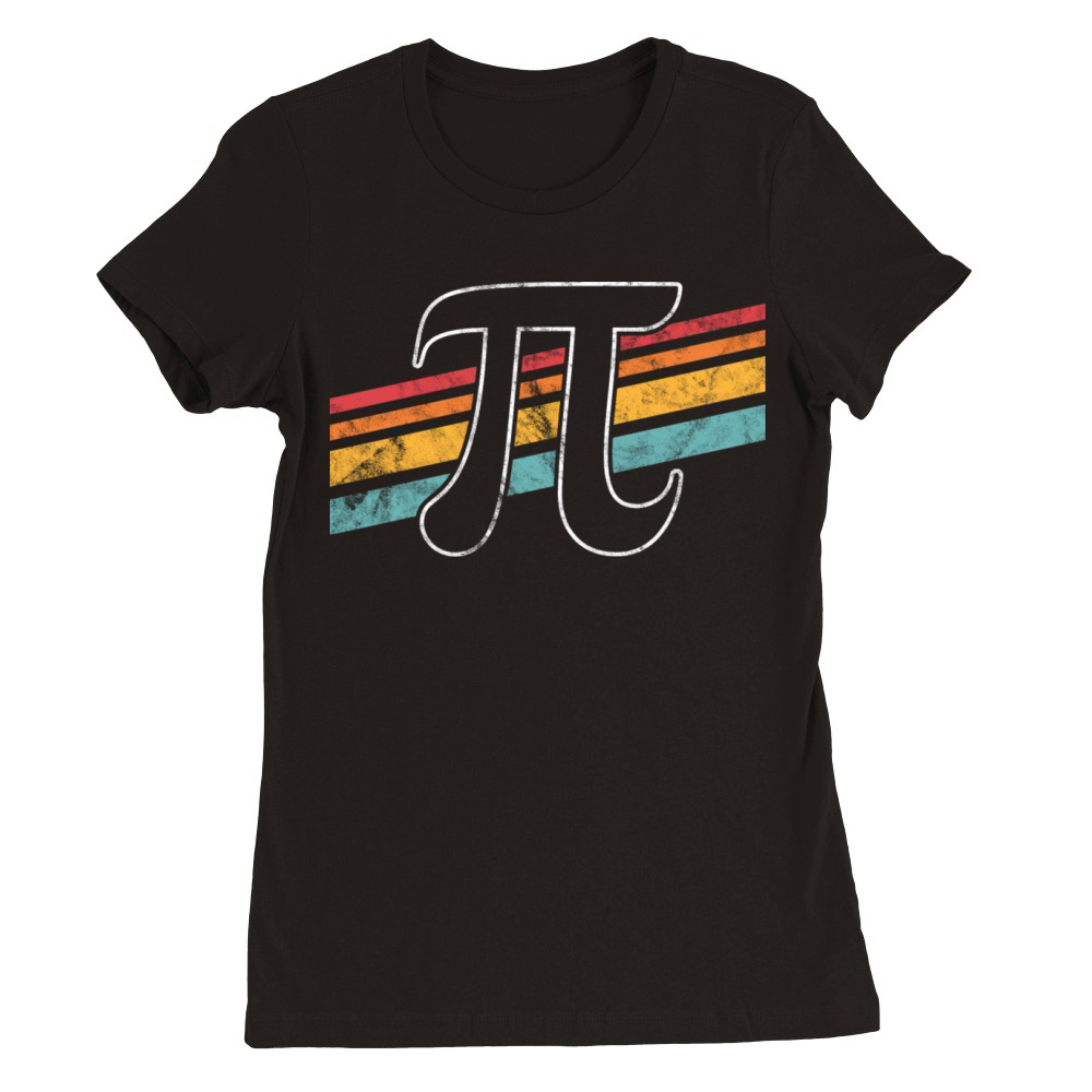 PI Day 2022 Math Lover Mathematics Retro Vintage Premium Womens Crewneck T-shirt