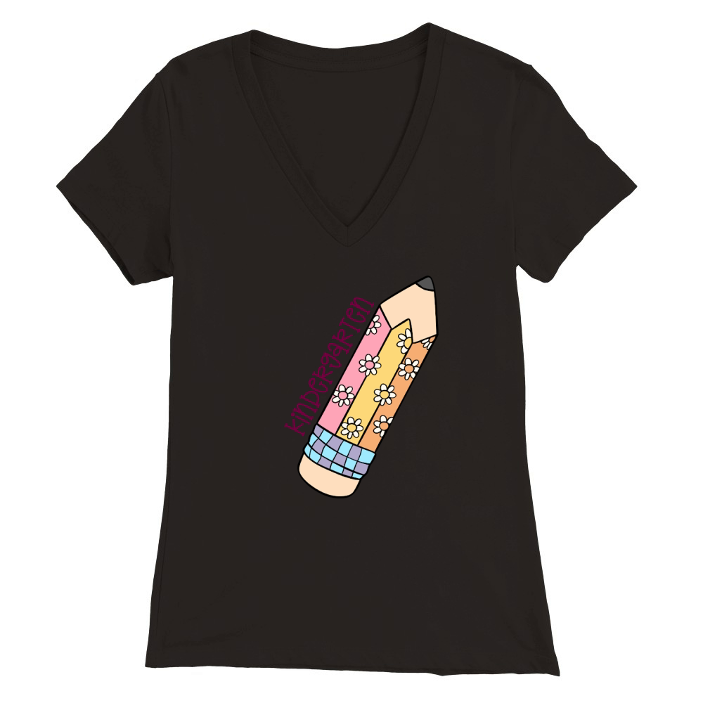 Kindergarten Premium Womens V-Neck T-shirt
