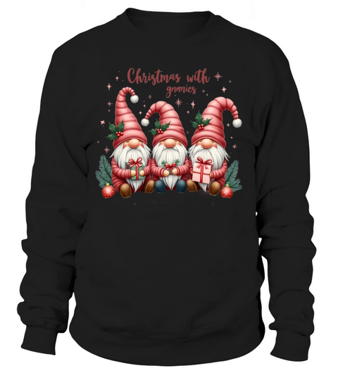 Christmas With Gnomies Sweatshirt Unisex
