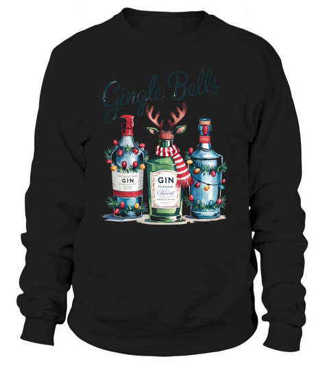Gingle Bells Vintage Christmas Sweatshirt Unisex