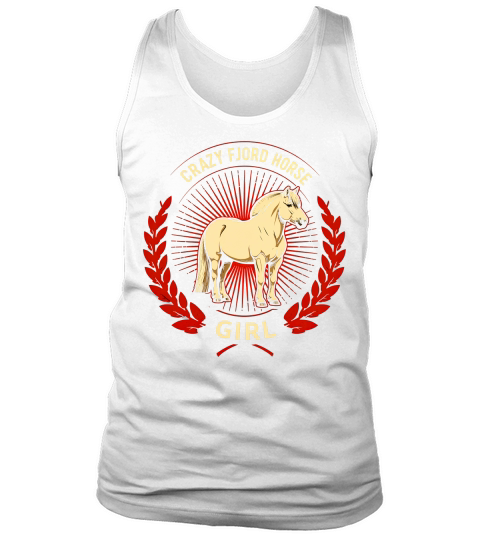 Crazy Fjord Horse Girl Tank Top Unisex