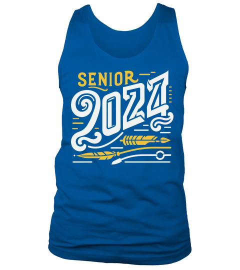 Senior 2024 3 CF Tank Top Unisex