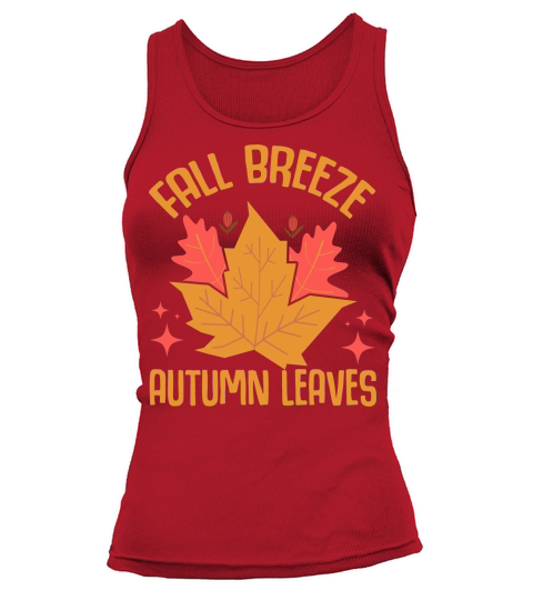 Fall breeze autumn leaves Tank top Woman