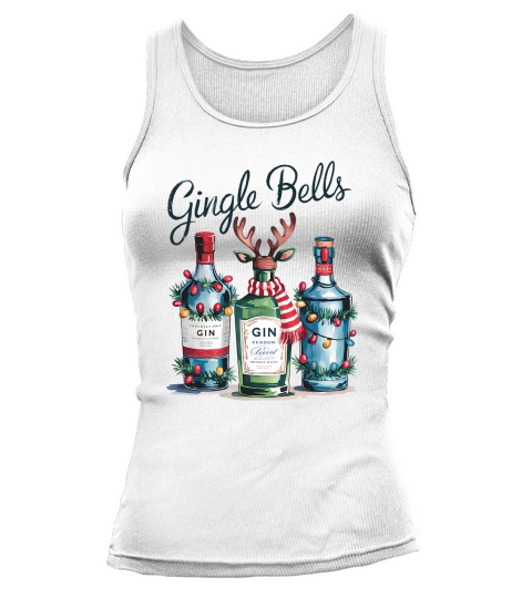 Gingle Bells Vintage Christmas Tank top Woman