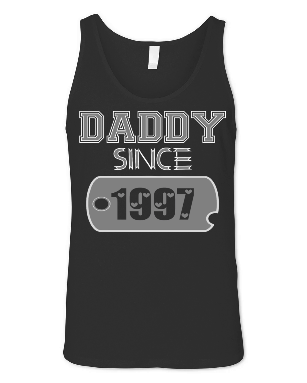 Daddy Since Tag 1997 Happy Fathers Day Unisex Jersey Tank