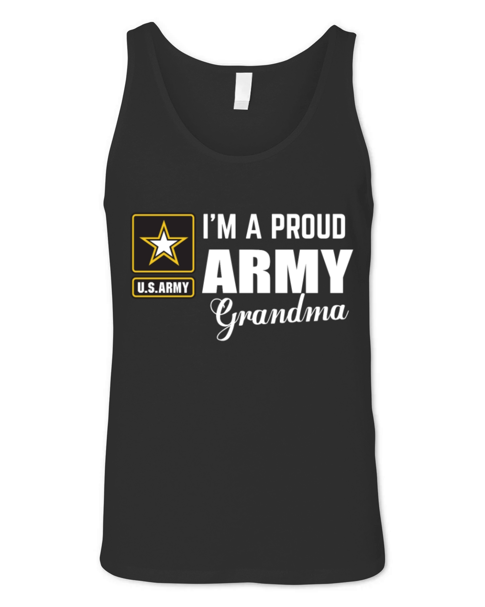 Im A Proud Army Grandma T-shirt Unisex Jersey Tank