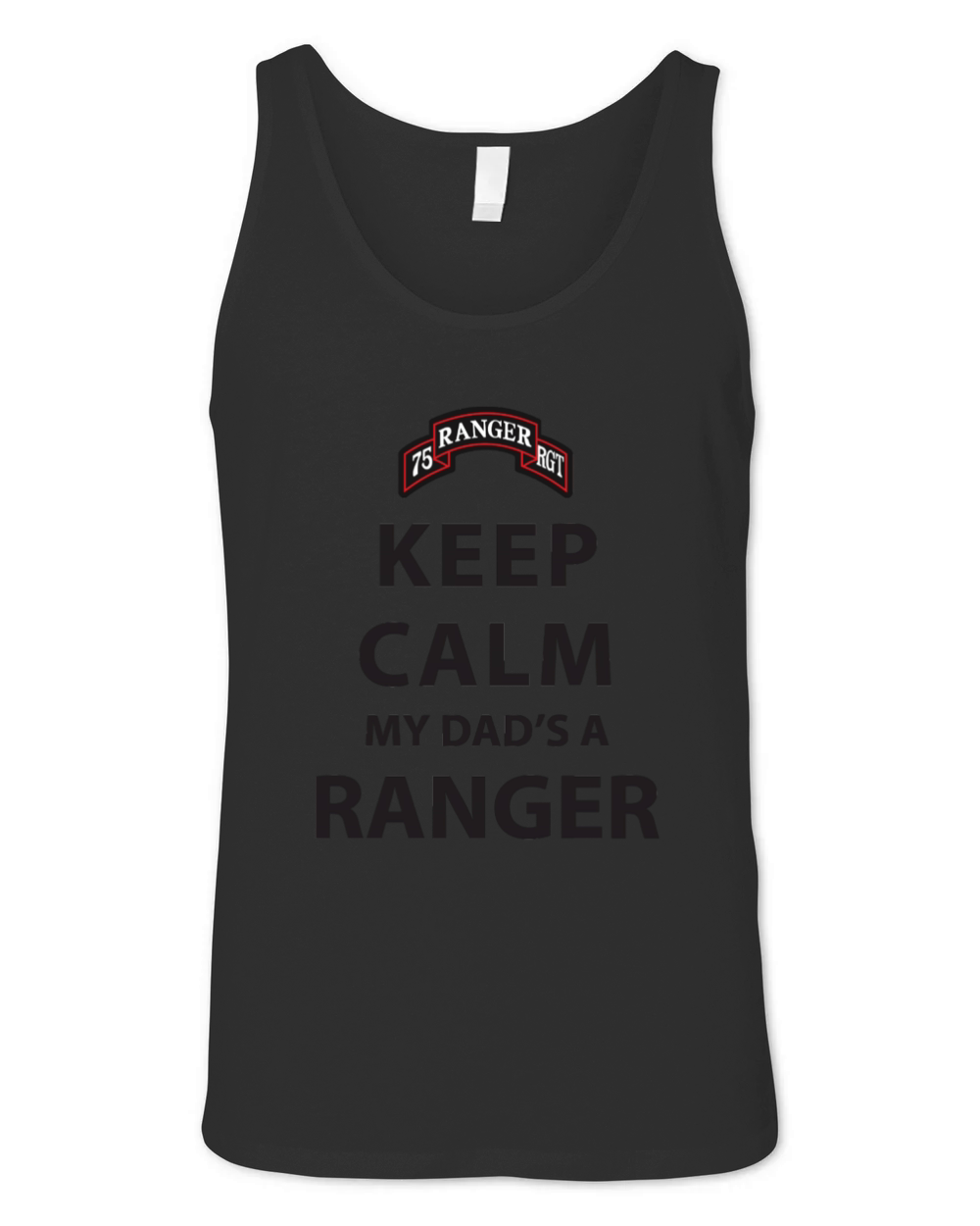 Keep Calm My Dads A Ranger Unisex Jersey Tank