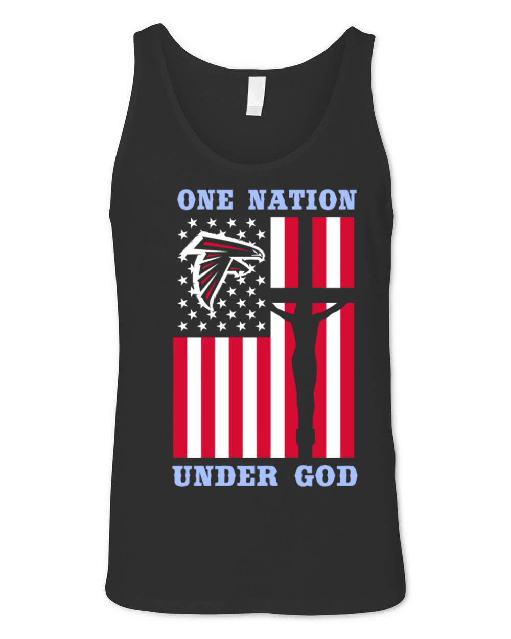 One Nation Under God Unisex Jersey Tank