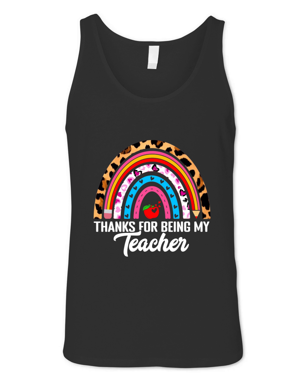 Thanks for being my teacher Unisex Jersey Tank