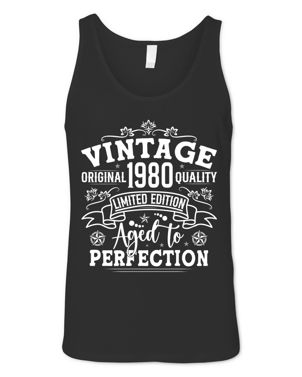 Vintage Birthday TShirt Design Bundle 1980 Unisex Jersey Tank