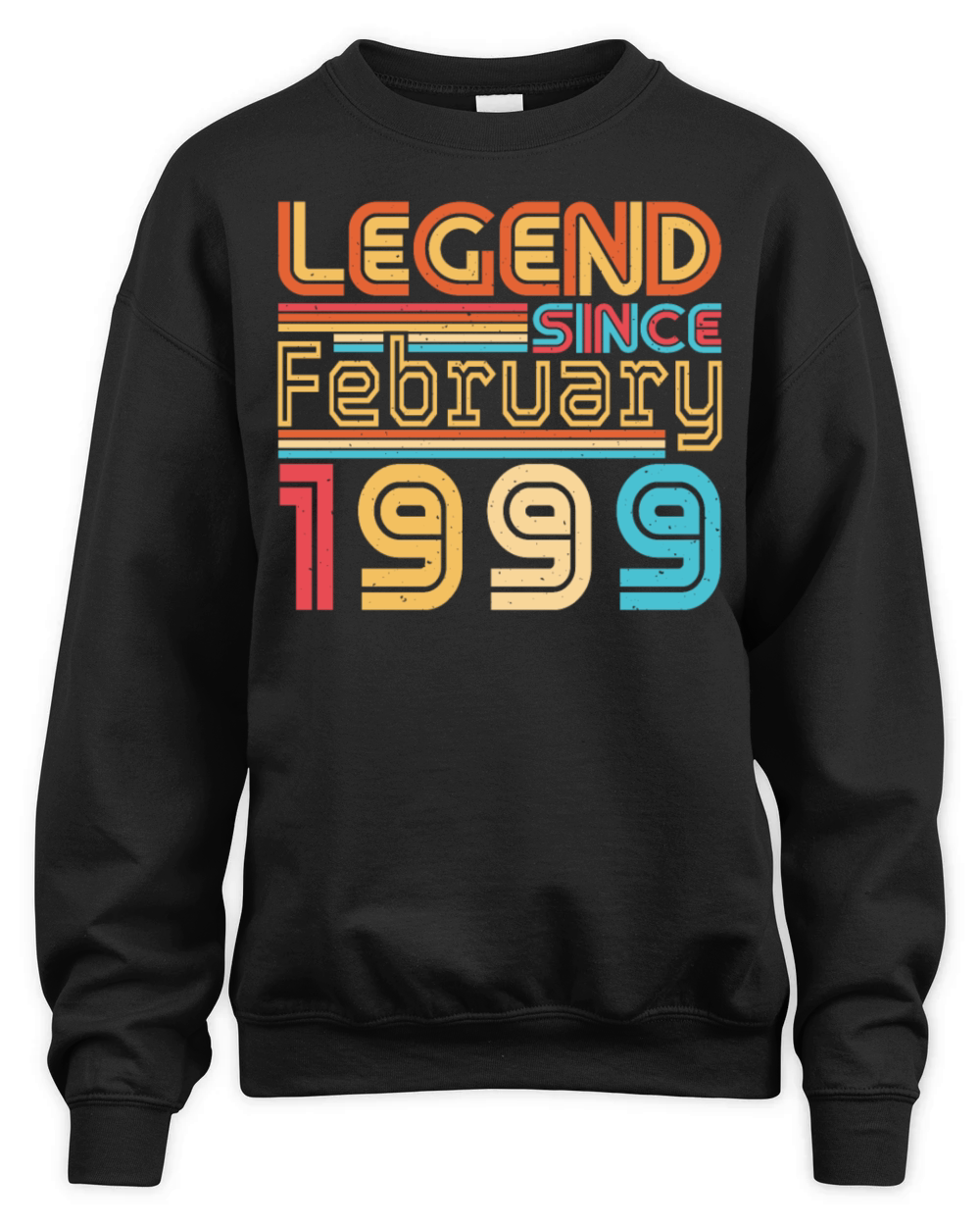 Gift Idea Vintage In February 1999 Unisex Premium Crewneck Sweatshirt