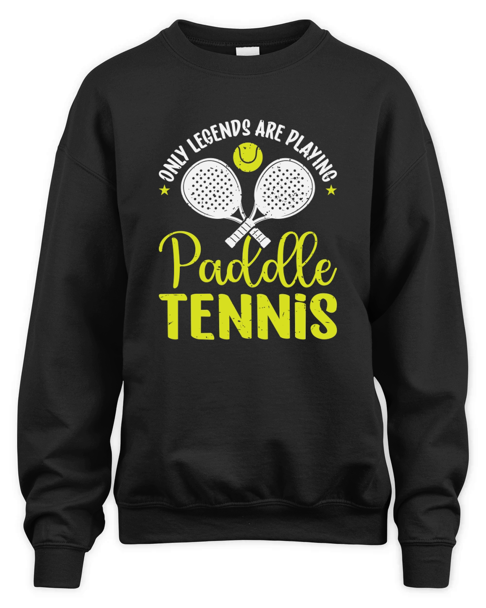 Only Legends Are Playing Paddle Tennis Unisex Premium Crewneck Sweatshirt