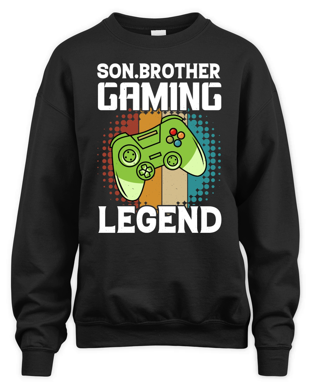 Son Brother Gaming Legend 1 Unisex Premium Crewneck Sweatshirt