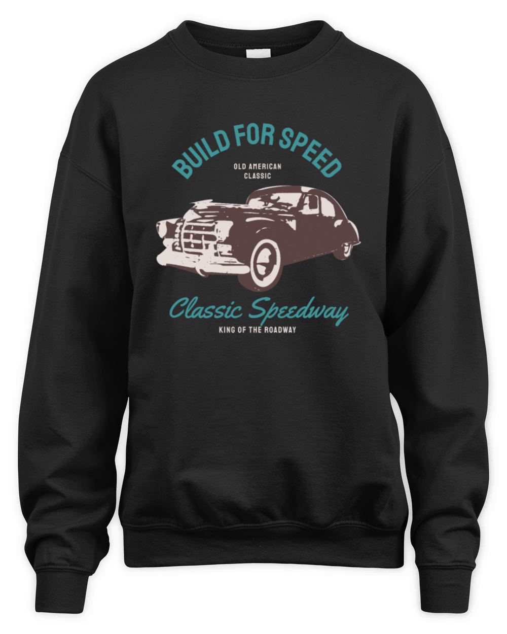 Vintage Sportscar classic Car Muscle Car Unisex Premium Crewneck Sweatshirt