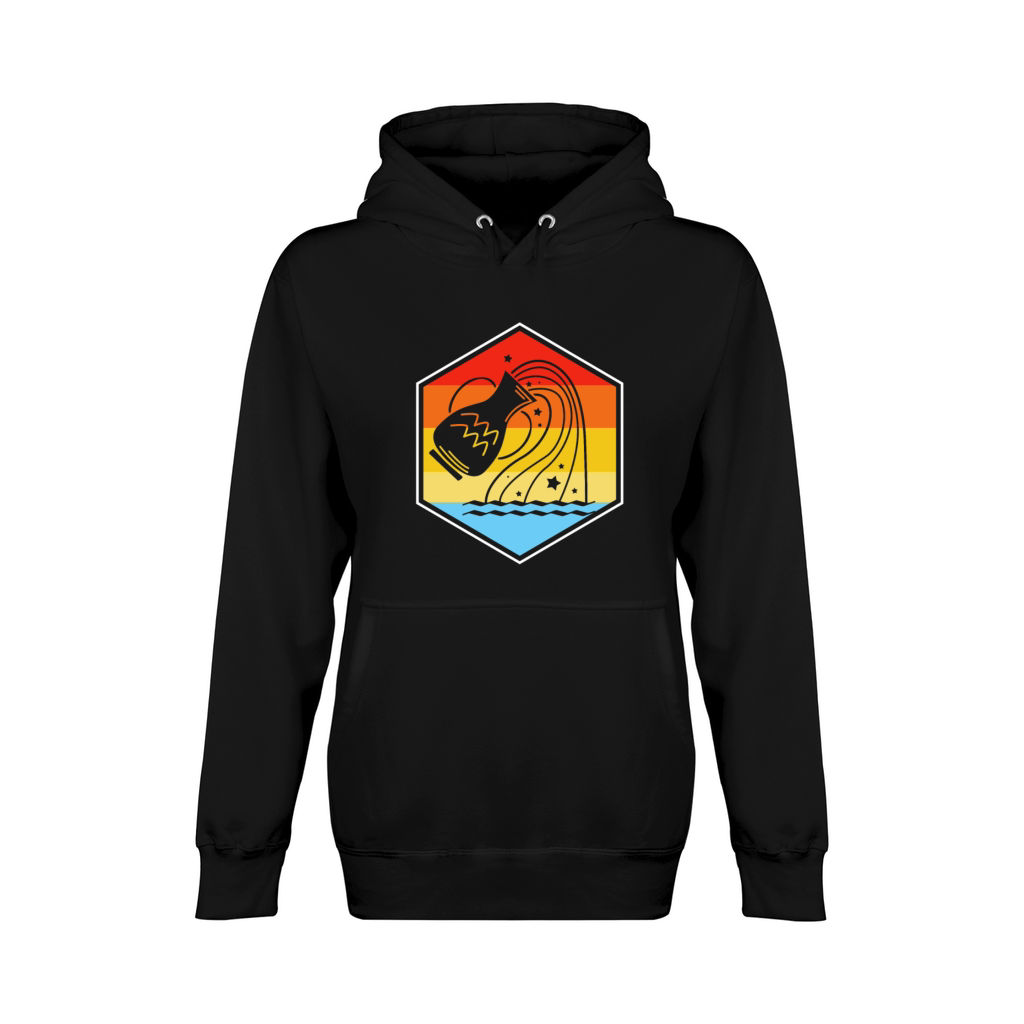 Aquarius Zodiac Sign Star Constellation Unisex Premium Pullover Hoodie