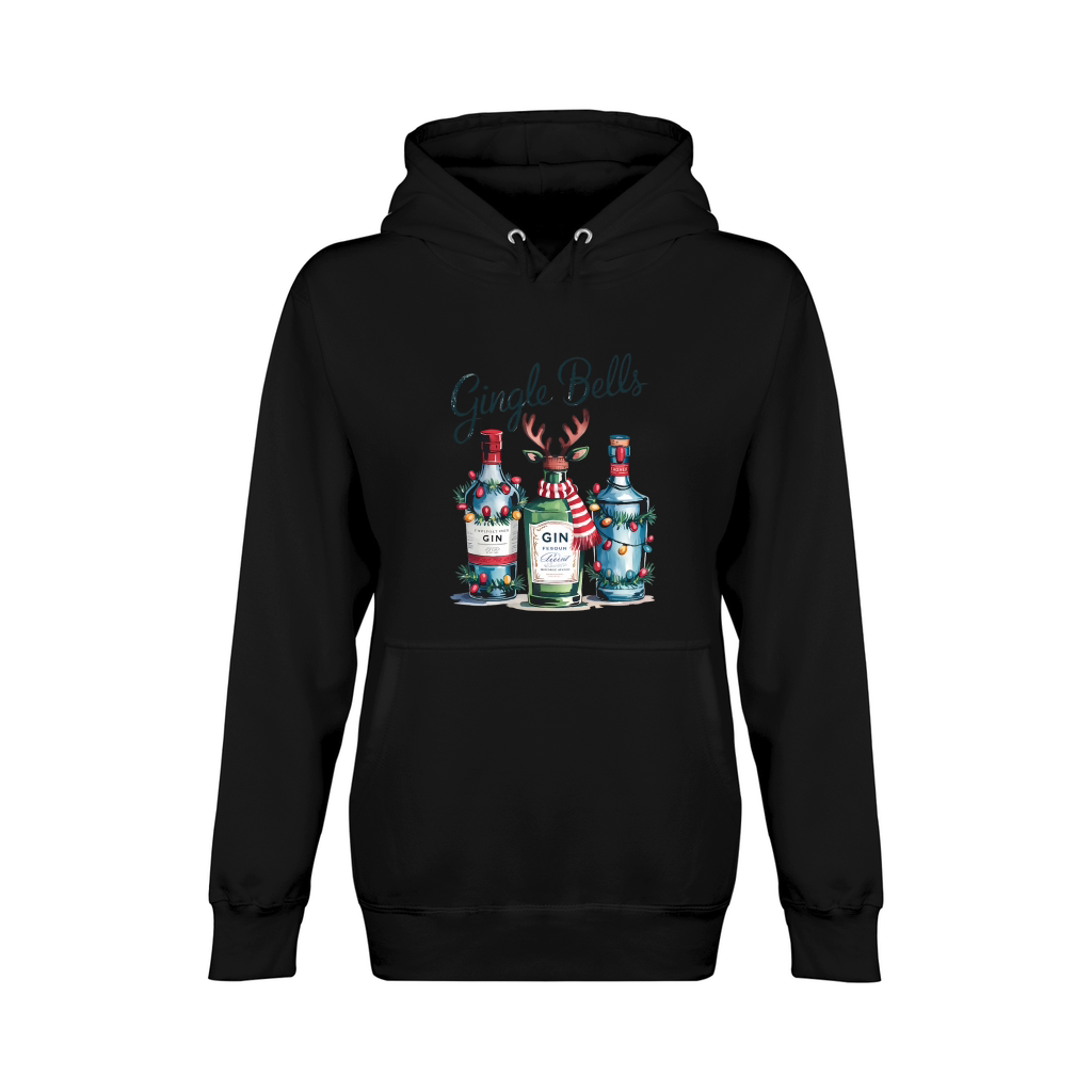Gingle Bells Vintage Christmas Unisex Premium Pullover Hoodie