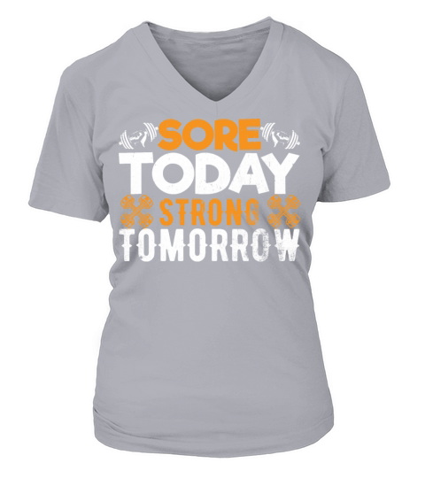 Sore Before Strong V-neck T-Shirt Woman