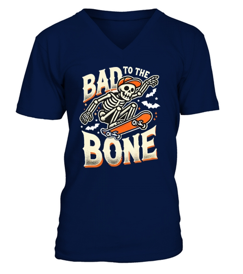 Bad To The Bone V-Neck T-shirt