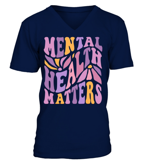 MENTAL HEALTH MATTERS V-Neck T-shirt