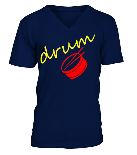 musical instrument drum V-Neck T-shirt