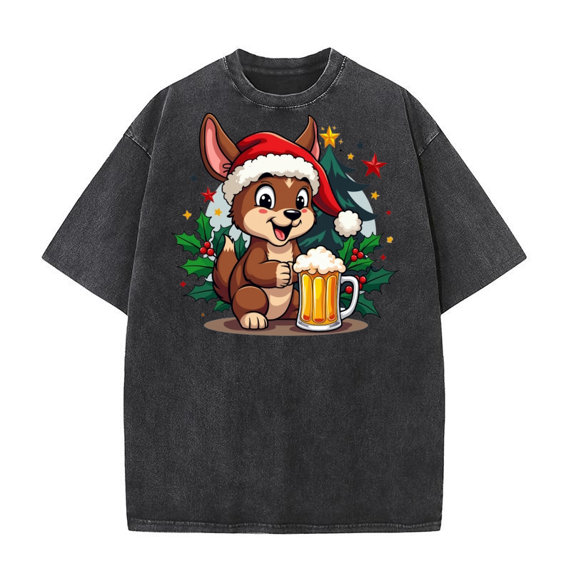 Animal Beer Christmas Sublimation Bundle 11 Washed T-Shirt