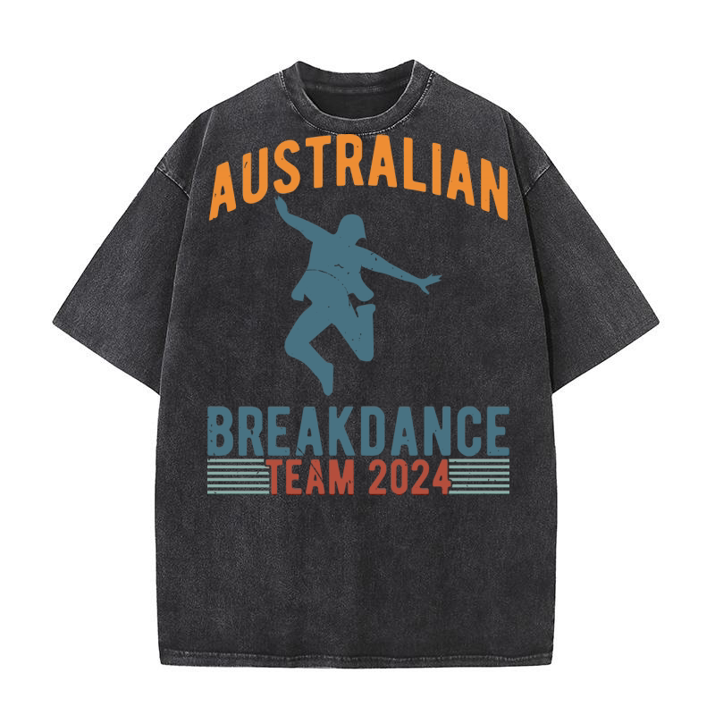 Australian Breakdance Team 2024 Washed T-Shirt