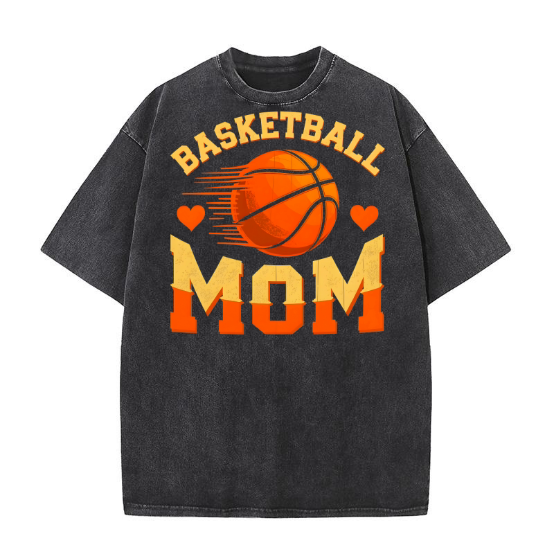 Basketball Mom 2 Washed T-Shirt