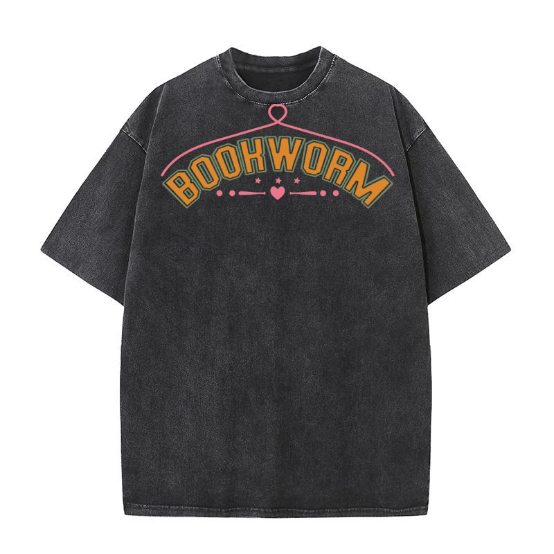 Bookworm Washed T-Shirt
