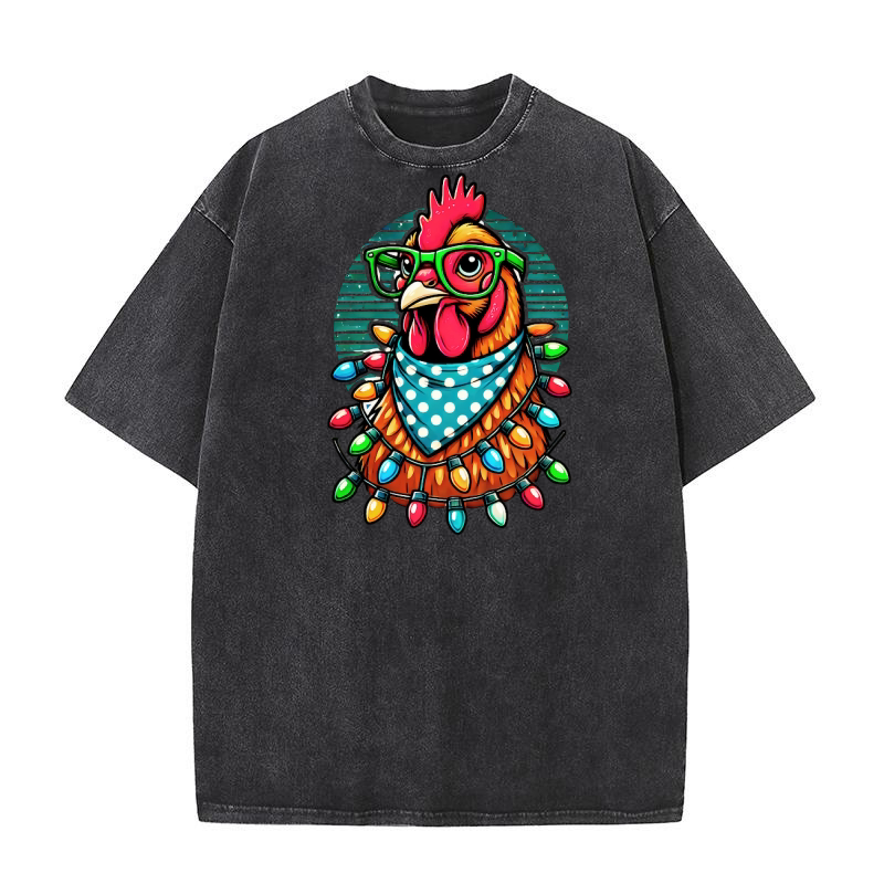 Chicken Farmer Women 3 Washed T-Shirt