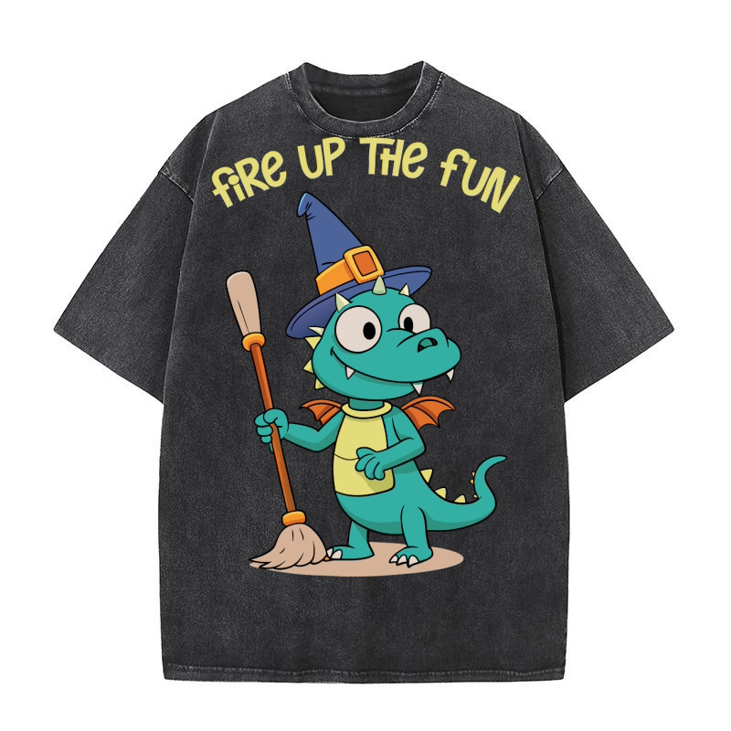 Fire up the fun Washed T-Shirt