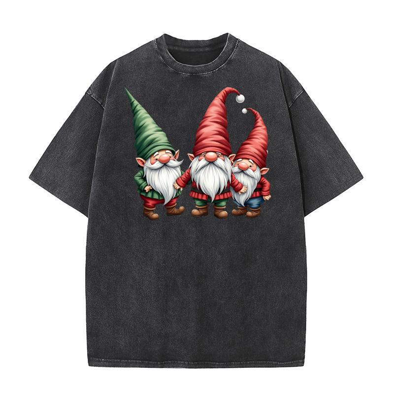 Gnome Sublimation Clipart 10 32 Washed T-Shirt