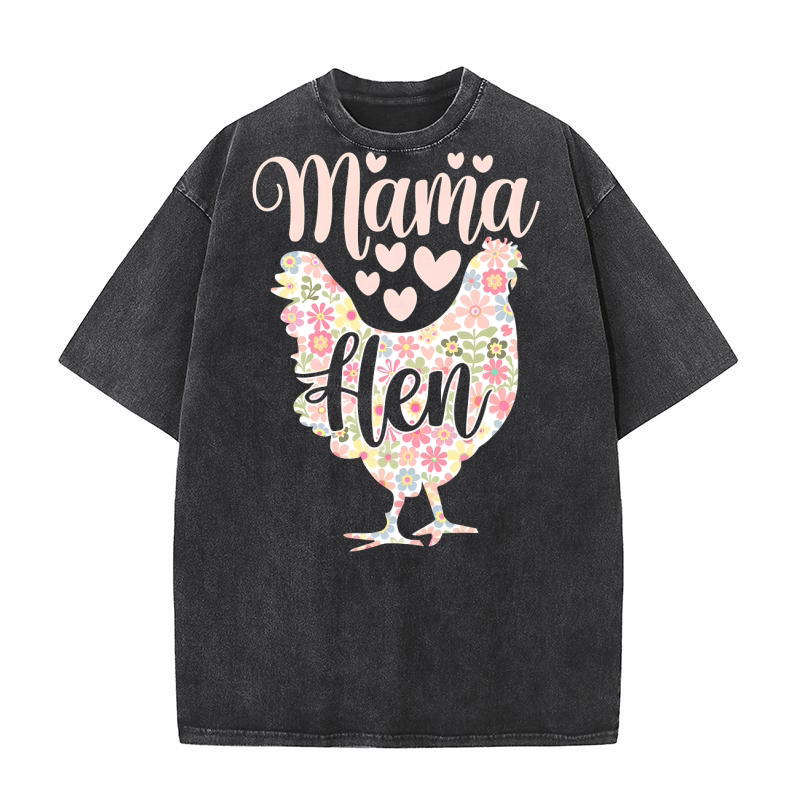 Mama hen 1.01 Washed T-Shirt