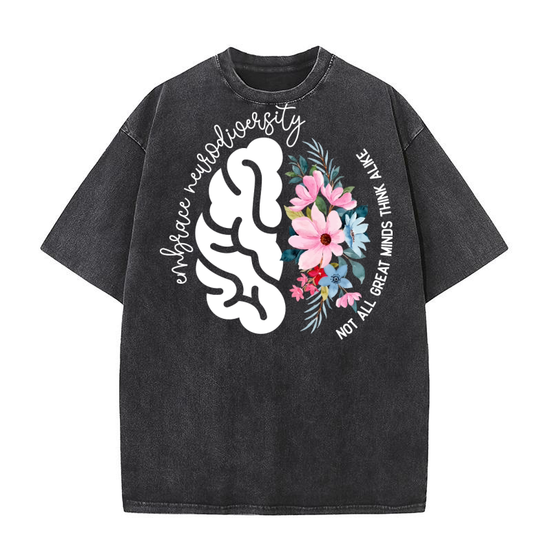 Not all great minds think alike Washed T-Shirt