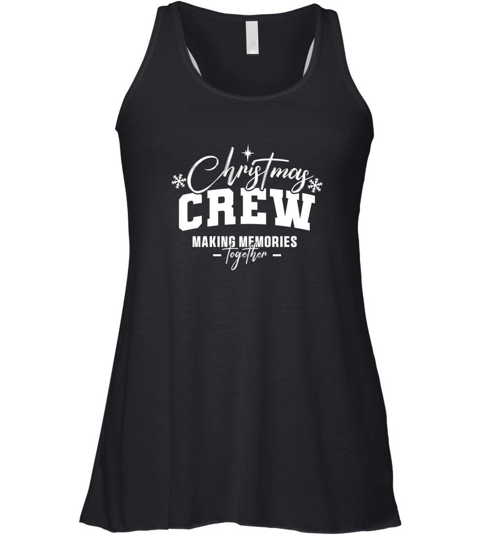 Christmas Crew Making Memories Together White Women's Flowy Tank Top