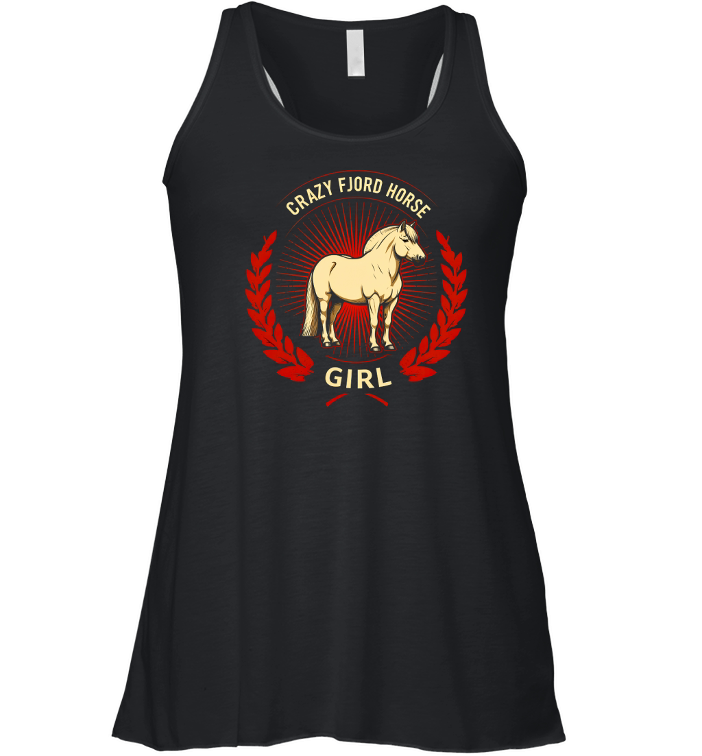 Crazy Fjord Horse Girl Women's Flowy Tank Top