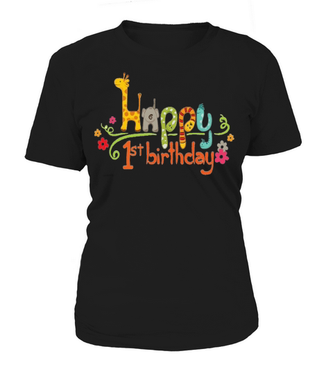 happy 1st birthday kids Women's T-Shirt