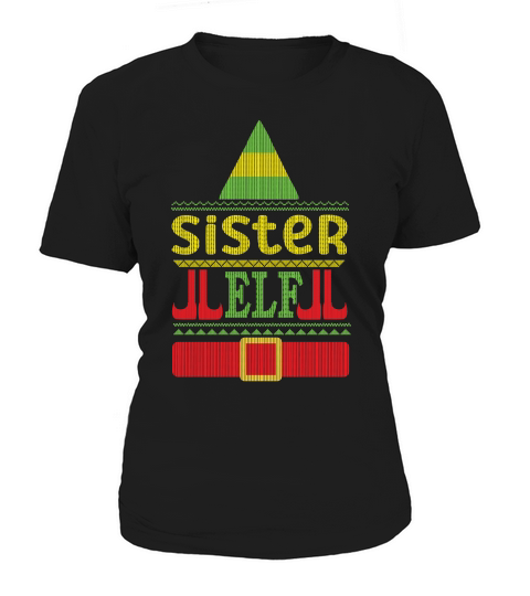 Sister Elf ugly Christmas Women's T-Shirt