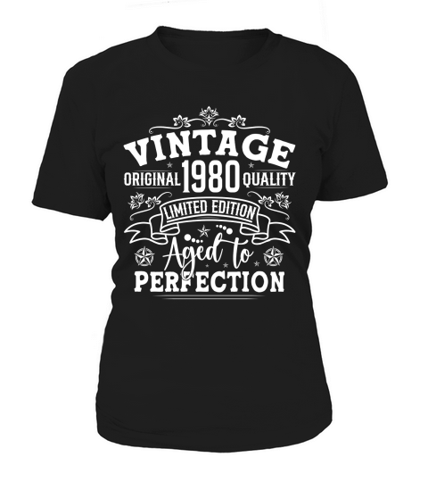 Vintage Birthday TShirt Design Bundle 1980 Women's T-Shirt