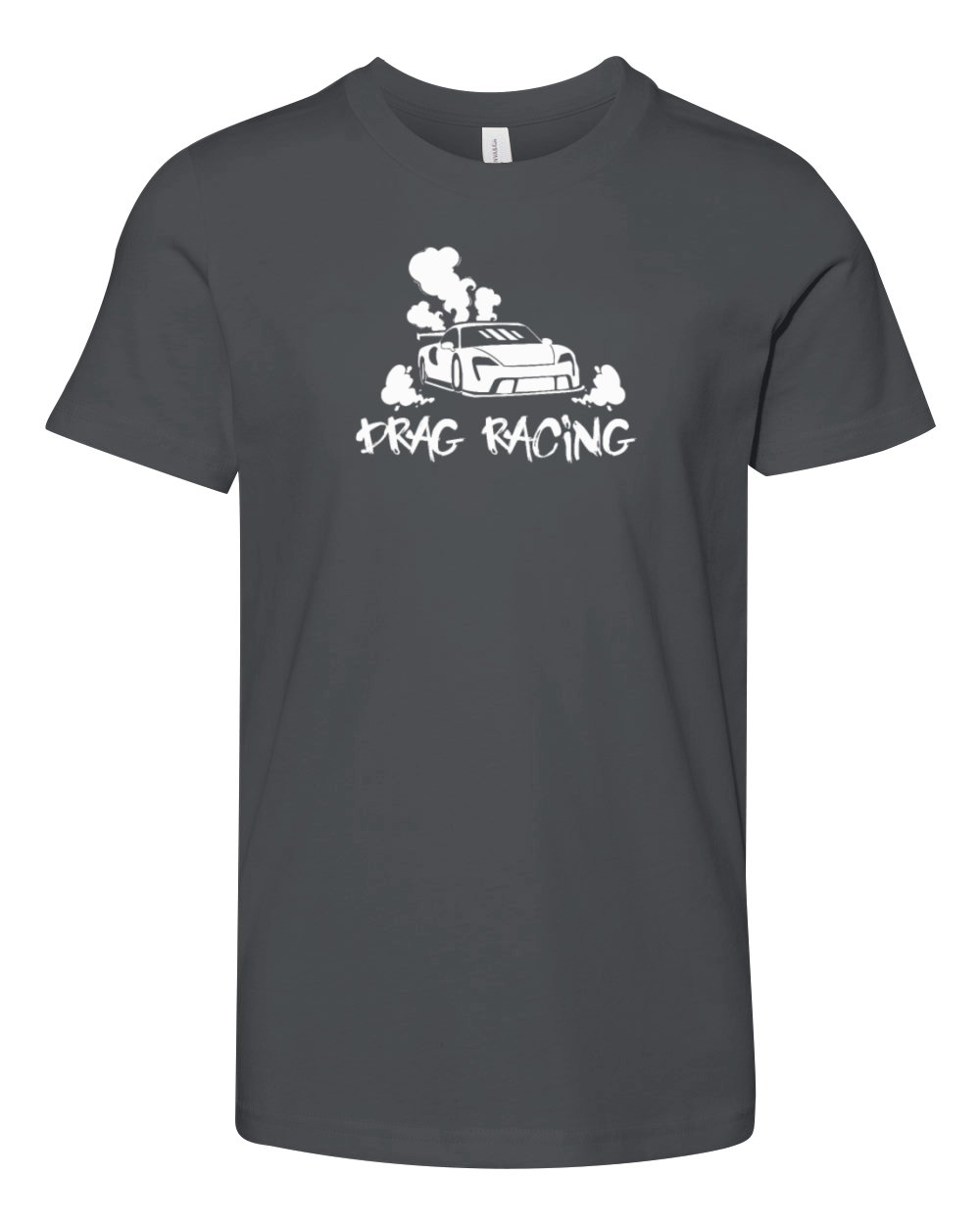 Drag Racing Racecar Design for Sportscar Lovers Youth Unisex Jersey Tee
