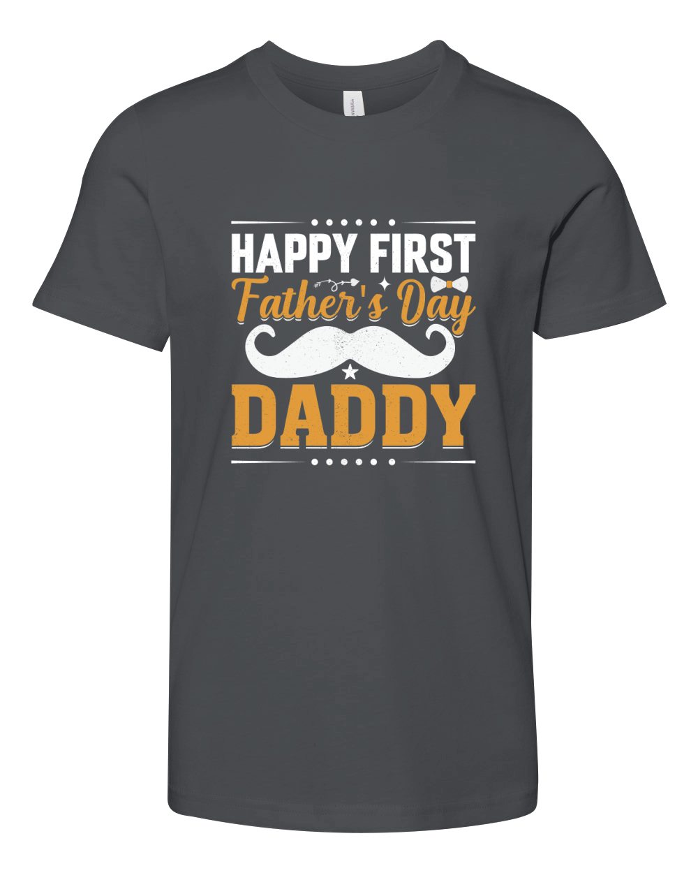 Happy first fathers day daddy Youth Unisex Jersey Tee