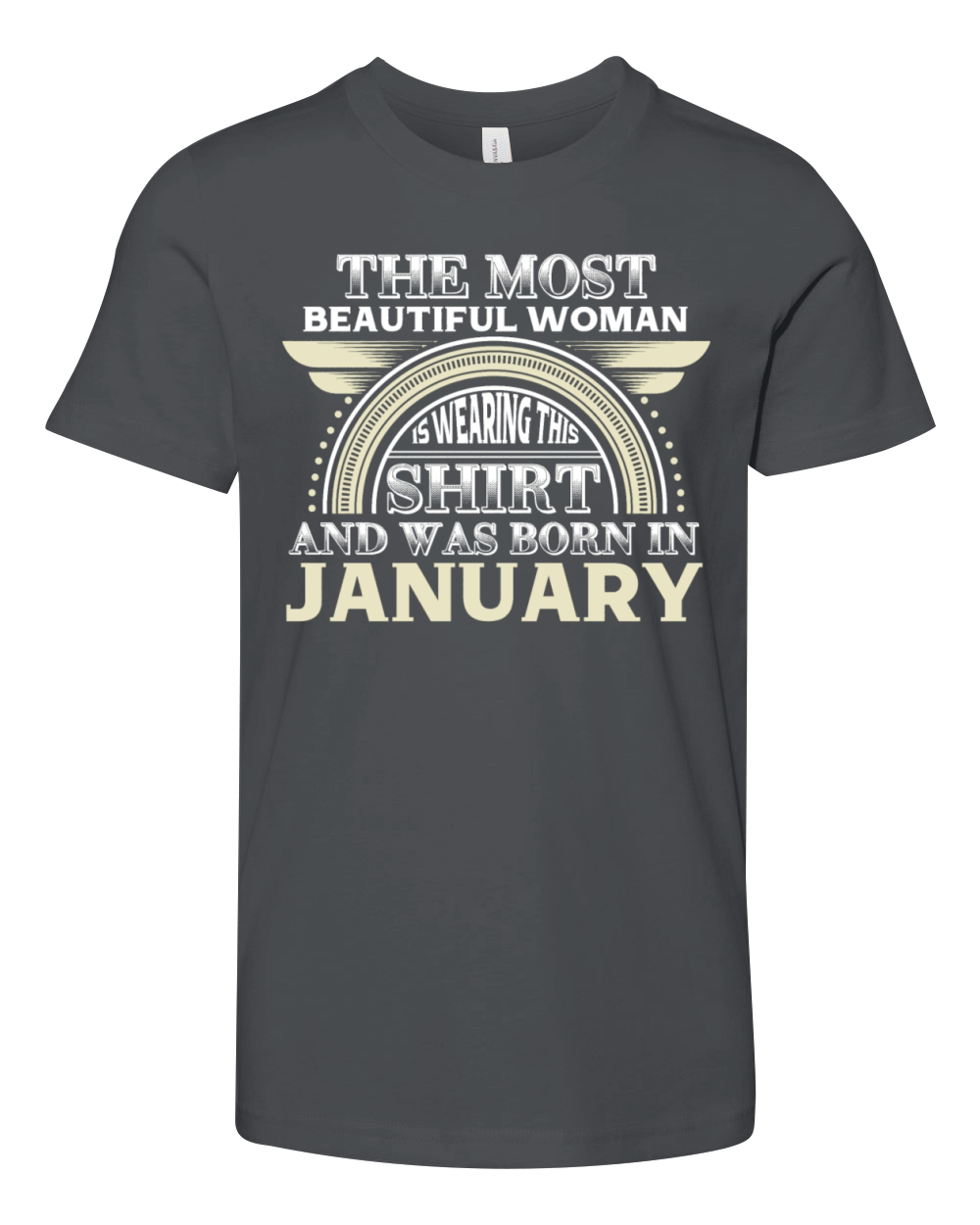 January Birthday Party Januarygirl Youth Unisex Jersey Tee