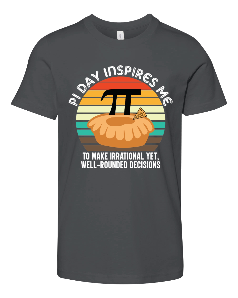 Pi day inspires me to make Youth Unisex Jersey Tee