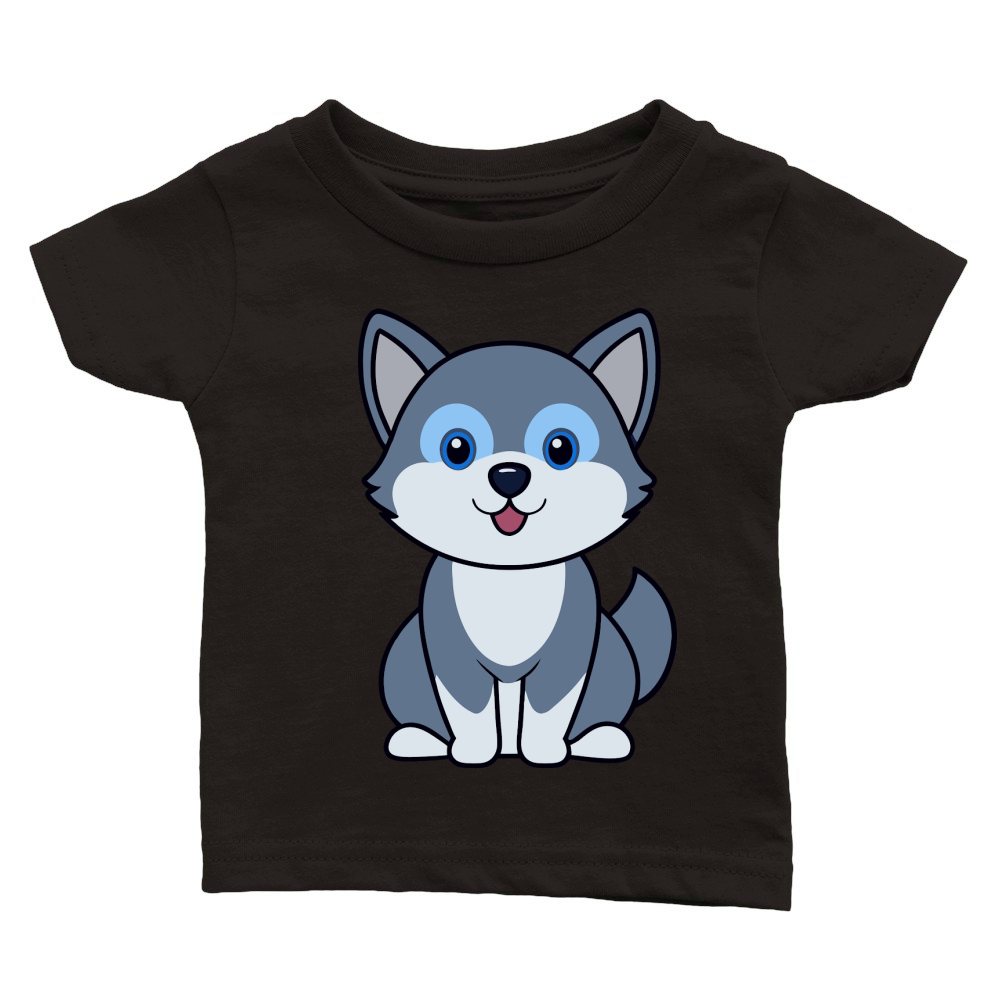 Alaskan Klee Kai 04 Classic Baby Crewneck T-shirt