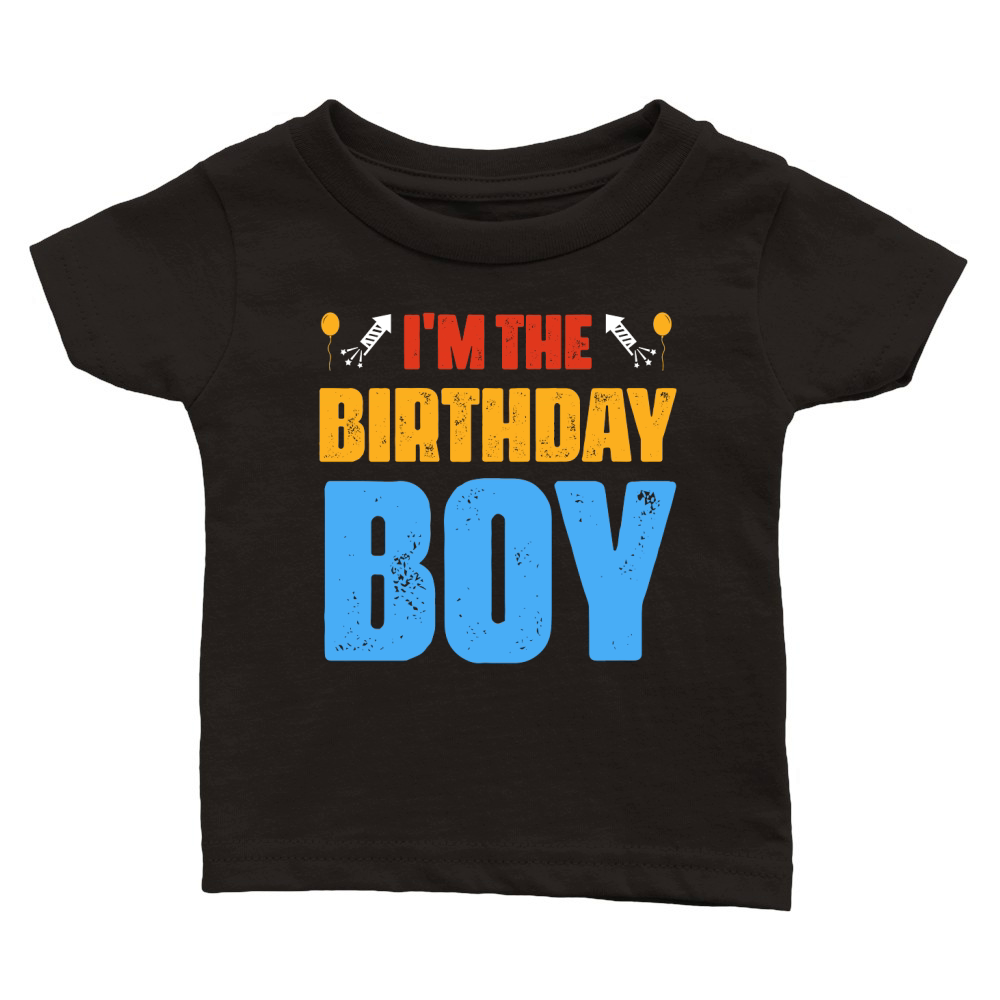 Im the Birthday Boy T Shirt Design (1) Classic Baby Crewneck T-shirt